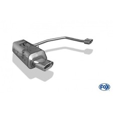 FOX Sportauspuff re li je 1x135x80 schräg mit Absorber für BMW E36 316i bis 328i