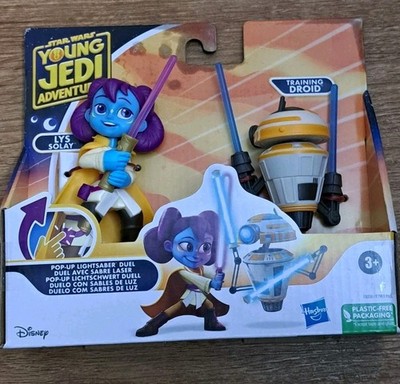 STAR WARS Young Jedi Adventures Lys Solay & Training Droid Fiqurines New In Box