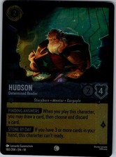 Hudson - Determined Reader 180/204 Whispers in the Well Lorcana Cold Foil NM