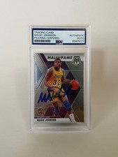 2019-20 Panini Mosaic - Hall of Fame Magic Johnson #291 - PSA Authentic AUTO