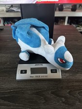 Pokemom Latios Plush Japanese 12 Inch Preowned Condition Blue White Broken Wing