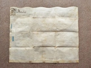 1709 London Covent Garden Drury Lane Vellum Deed Indenture + extra Document