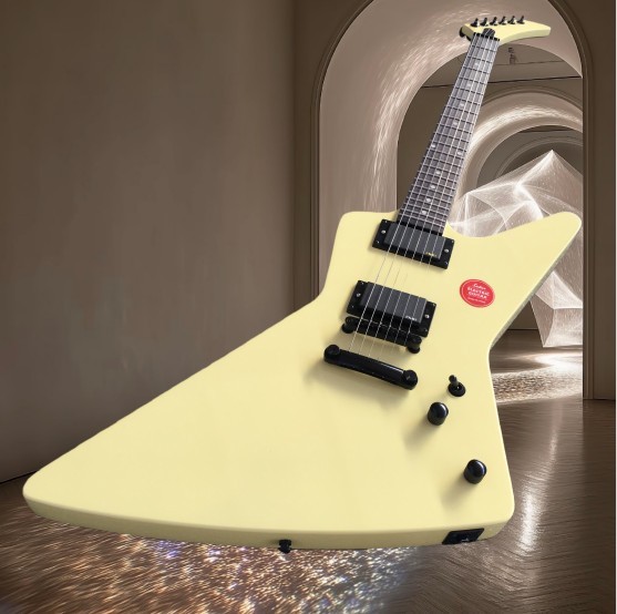 Cream Explor MX250 James Hetfield Electric Guitar Metallica Solid Body Fast Ship