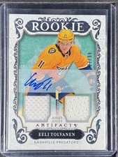 Tolvanen, Eeli - 2018-19 Upper Deck Artifacts - Dual Swatch/Autograph - 27/99