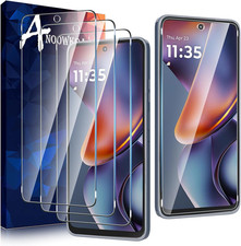 3 Pack Designed for Moto G 2025/2026 Screen Protector Tempered Glass Film.Anti-B
