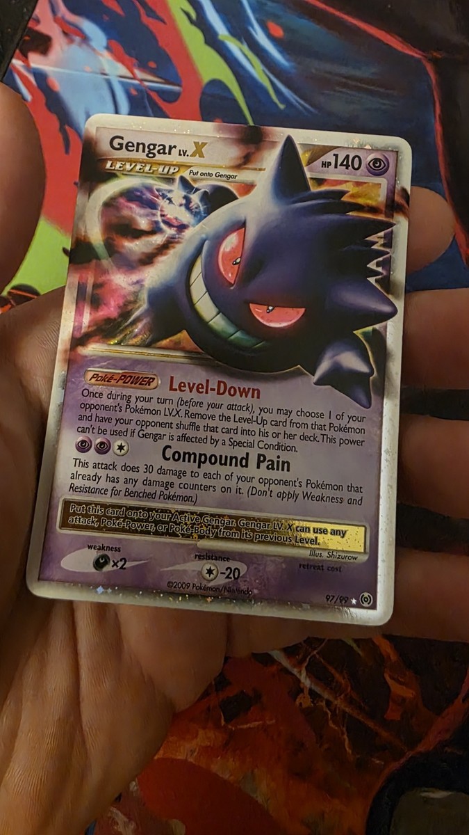 Pokmon Gengar LV.X Ultra Rare Holo Card 140 HP 97/99 Arceus 2009 | eBay Pokmon Gengar LV.X Ultra Rare Holo Card 140 HP 97/99 Arceus 2009 | eBay
