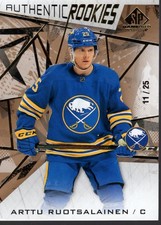 2021-22 SP Game Used Gold Fragment #156 Arttu Ruotsalainen /25 - HKY