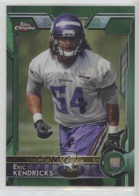2015 Topps Chrome Rookies Green Refractor Eric Kendricks #181 Rookie RC 5h9