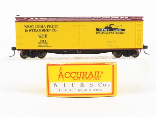 Frigorífico de madera escala HO Accurail 4806 WIF West India Fruit 40' #724 - mejorado | Zustand: Used