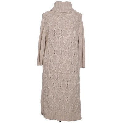 Weekend MaxMara, Rollkragenkleid, Größe: L, Beige #b5r