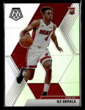 2019-20 Panini Mosaic #210 KZ Okpala Silver Prizm Rookie Card Miami Heat