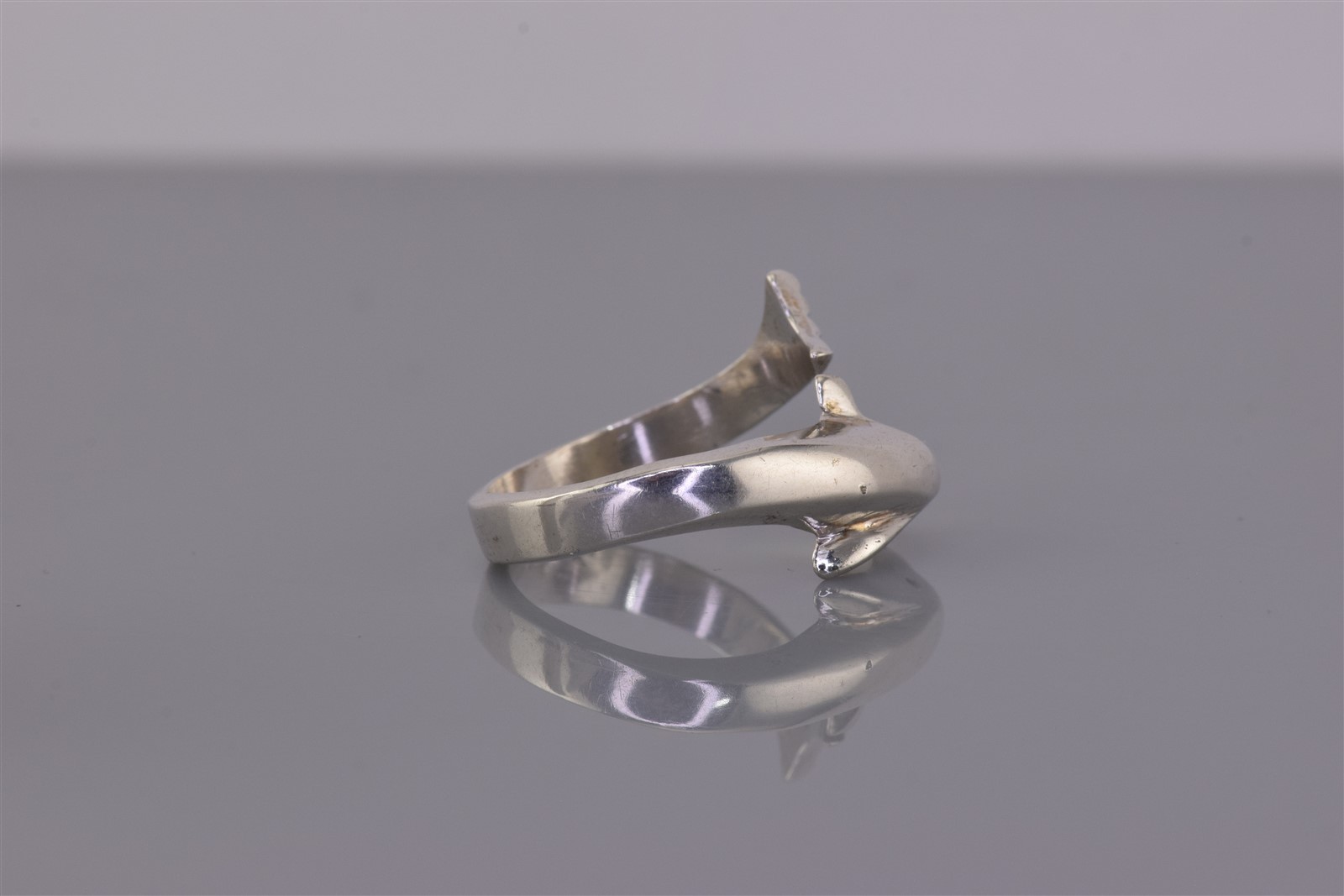 Sterling Silver Dimensional Wrap Around Dolphin S… - image 3