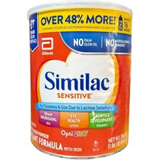 Similac Sensitive OptiGRO Infant Formula 29.8 oz Exp-06/01/2026 Free Shipping 