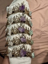 New Metal With crystal Tiaras Five In Total For Party