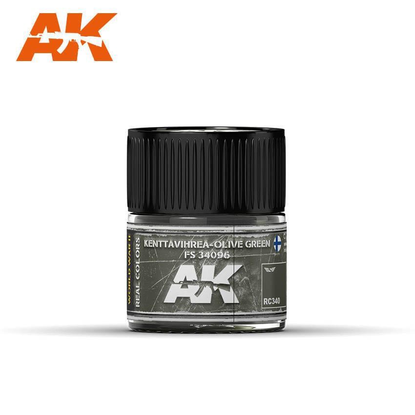 Acrilico Modellismo AK Interactive Olive Green 10ml foto 2