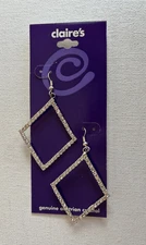 Claire's Vintage Y2K 2000s Genuine Austrian Crystal Earrings - New Holiday Rare