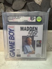 Game Boy Madden 96 Game Pak NFL New Sealed Complete Graded VGA 85+ NM