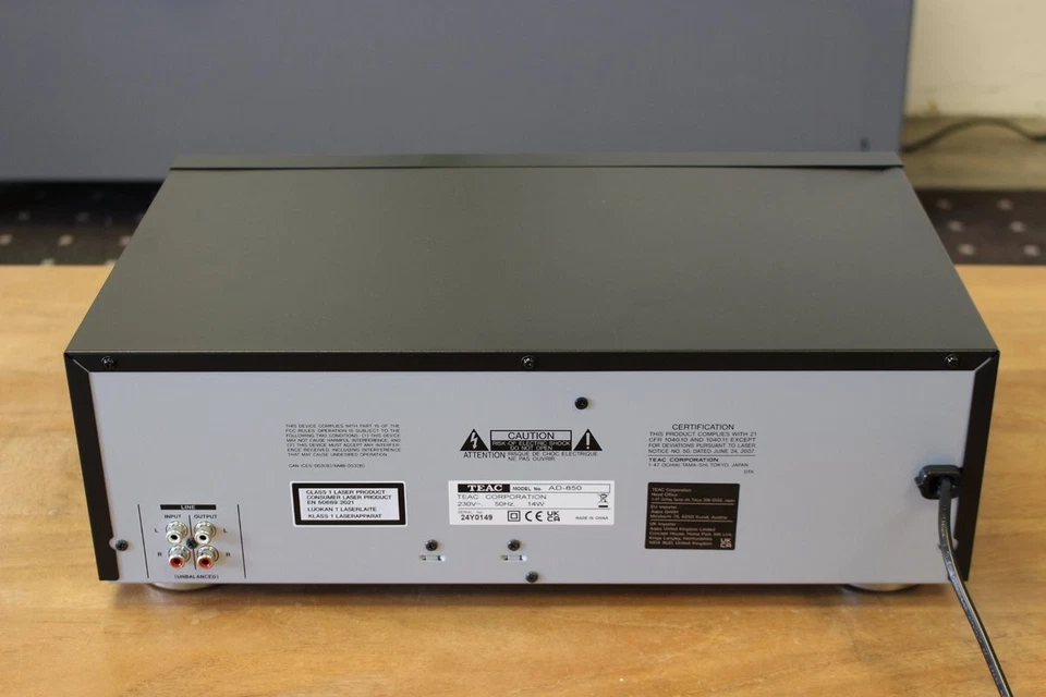 Teac AD-850-SE Schwarz - CD- & Kassettenspieler mit USB - Bild 4 von 4
