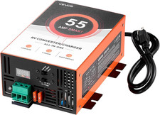 RV Power Converter - 110V AC to 12V DC RV Converter Battery - 55 Amp
