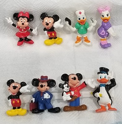 Lot of 8 Assorted Vintage Disney Plastic Figurines