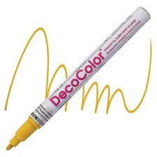DecoColor, Paint Marker, Mustard Yellow, Fine Point, Dijon, Opaque, Permanent