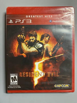Resident Evil 5 (PS3, Playstation 3, 2009) SEALED