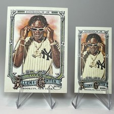 2025 Topps Allen & Ginter Jazz Chisholm Jr Yankees Base & Mini Lot Of 2