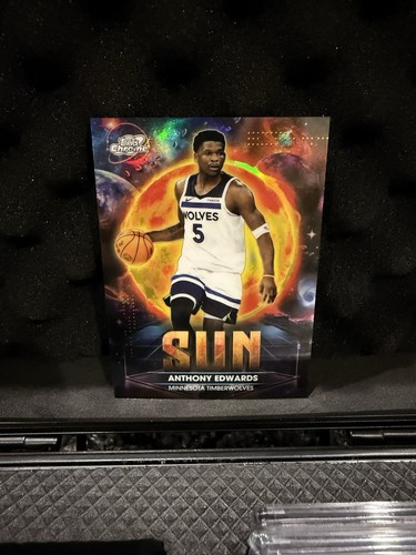 2025-26 Topps Cosmic Chrome - Planetary Pursuit Anthony Edwards #PPS-5 Sun