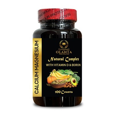 Balanced mineral complex: Calcium Magnesium Boron + Vitamin D   Made in USA 1Bot
