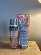 Victoria's Secret VELVET PETALS SPLASH Mist  Lotion Set New Full Sealed