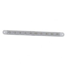 38944B 9" 10 LED Turn Signal Light Bar Amber LED/Clear Lens