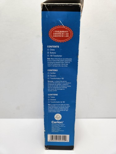 VINTAGE Carlon Wired Door Chime Kit #CK221RP New Sealed 2003 - Picture 2 of 11