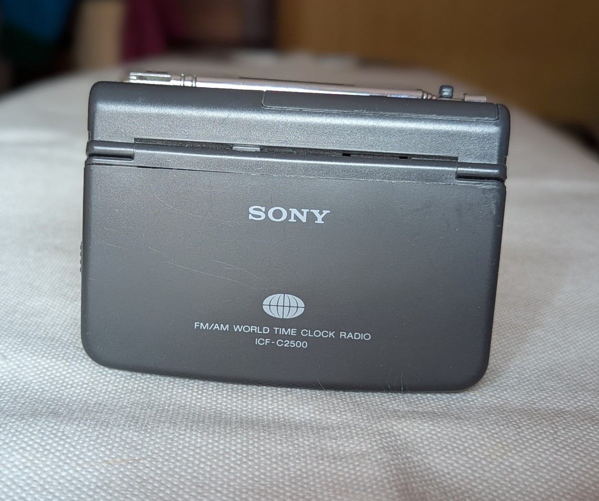 Sony Fm/am World Time Clock Radio ICF C2500 for sale online | eBay