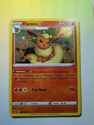 Near Mint x 1 Flareon - 026/185 - Cosmos Holo - Vivid Voltage