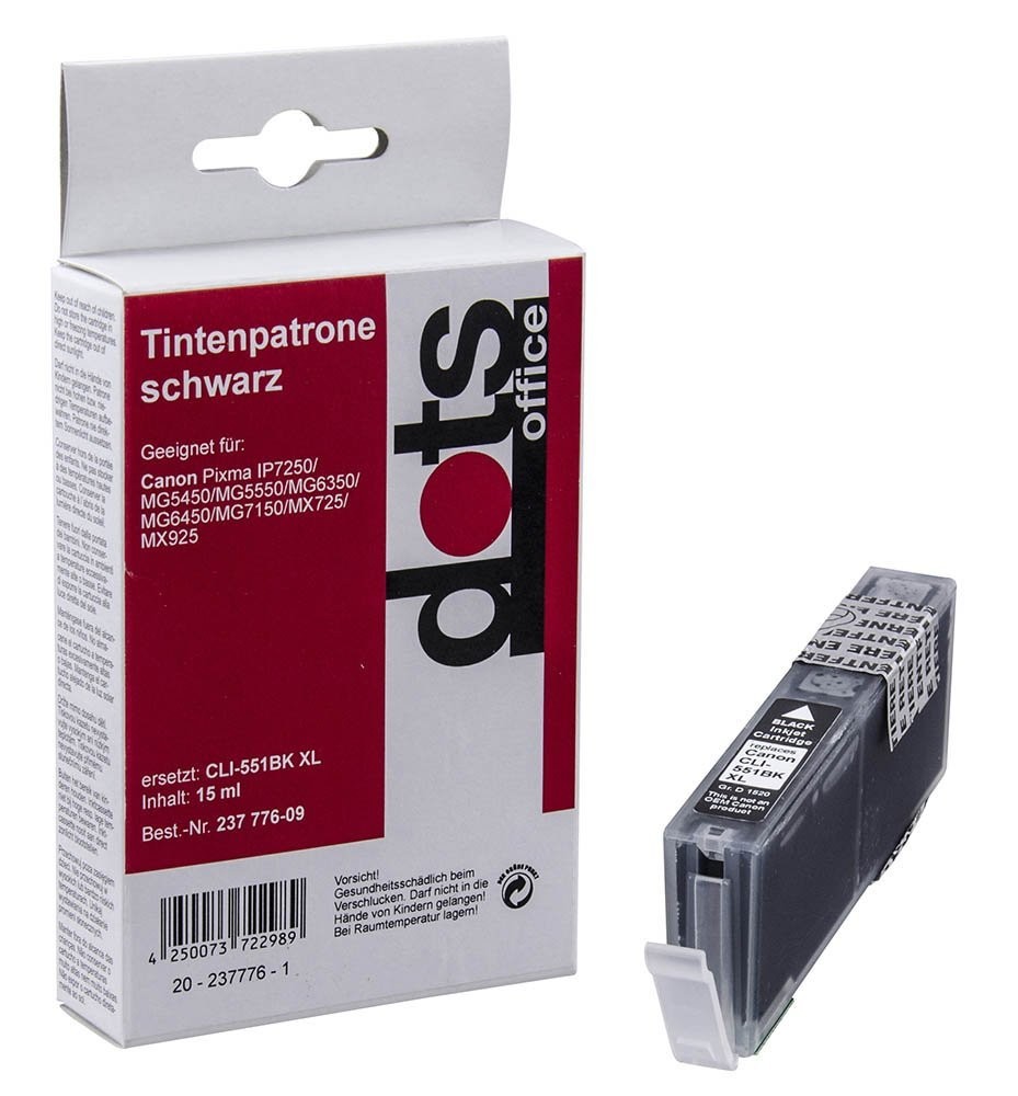 ТОЧЕК 1520,0001-Чернила в горошек для Canon CLI-551xl