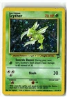 2000 Scyther ⭐️ 17/130 Holo Rare Base Set 2 🌀 Swirl WOTC Vintage Pokemon MP/HP