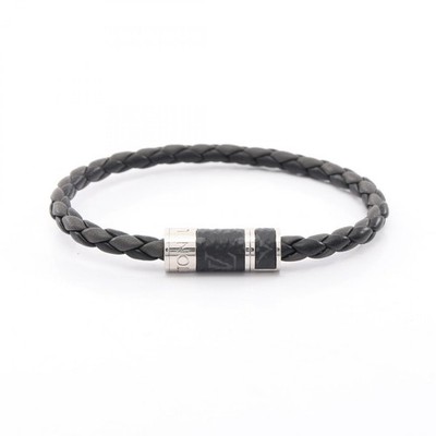LOUIS VUITTON Armband Braided It Bracelet M6588D Monogram eclipse SS Gebrauch...