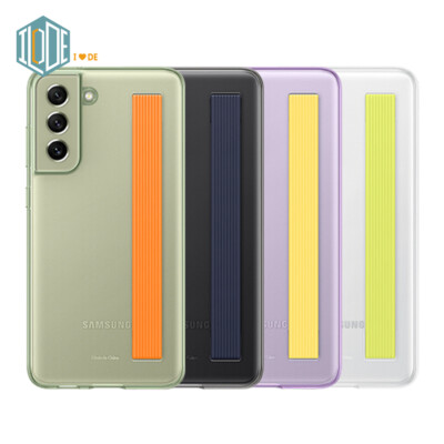 Original Samsung Official Galaxy S21 FE 5G Clear Slim Strap Cover (EF-XG990)