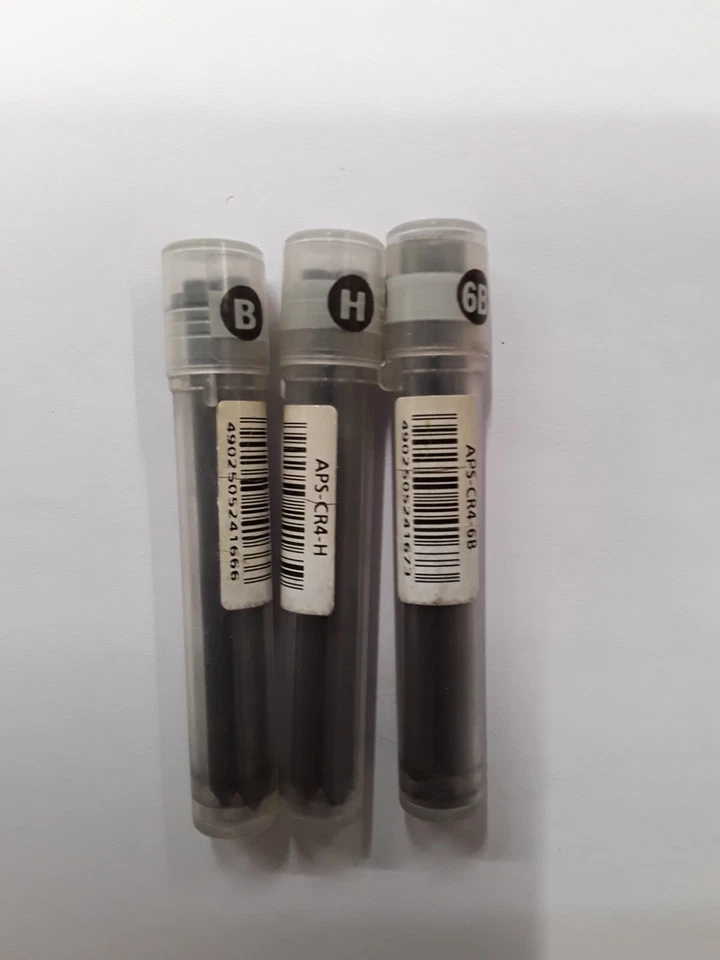 Mine ricambi per portamine Pilot Croquis dimensione 3,8 kit tre pezzi H-B-6B