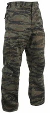 ROTHCO 2710 Vintage Tiger Stripe Camouflage Paratrooper Pants Tactical Military