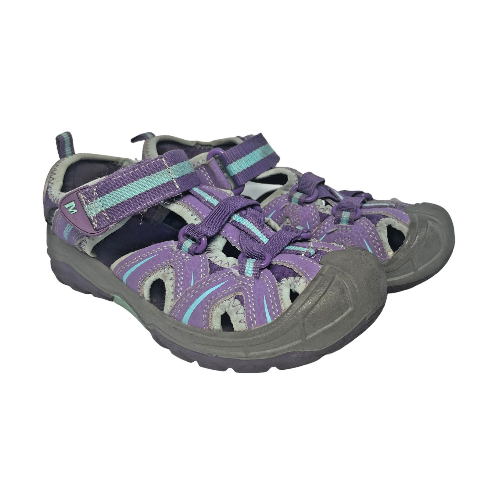 Merrell Hydro Hiker Sandali Outdoor Impermeabili Pelle Viola Giovani Ragazze 1