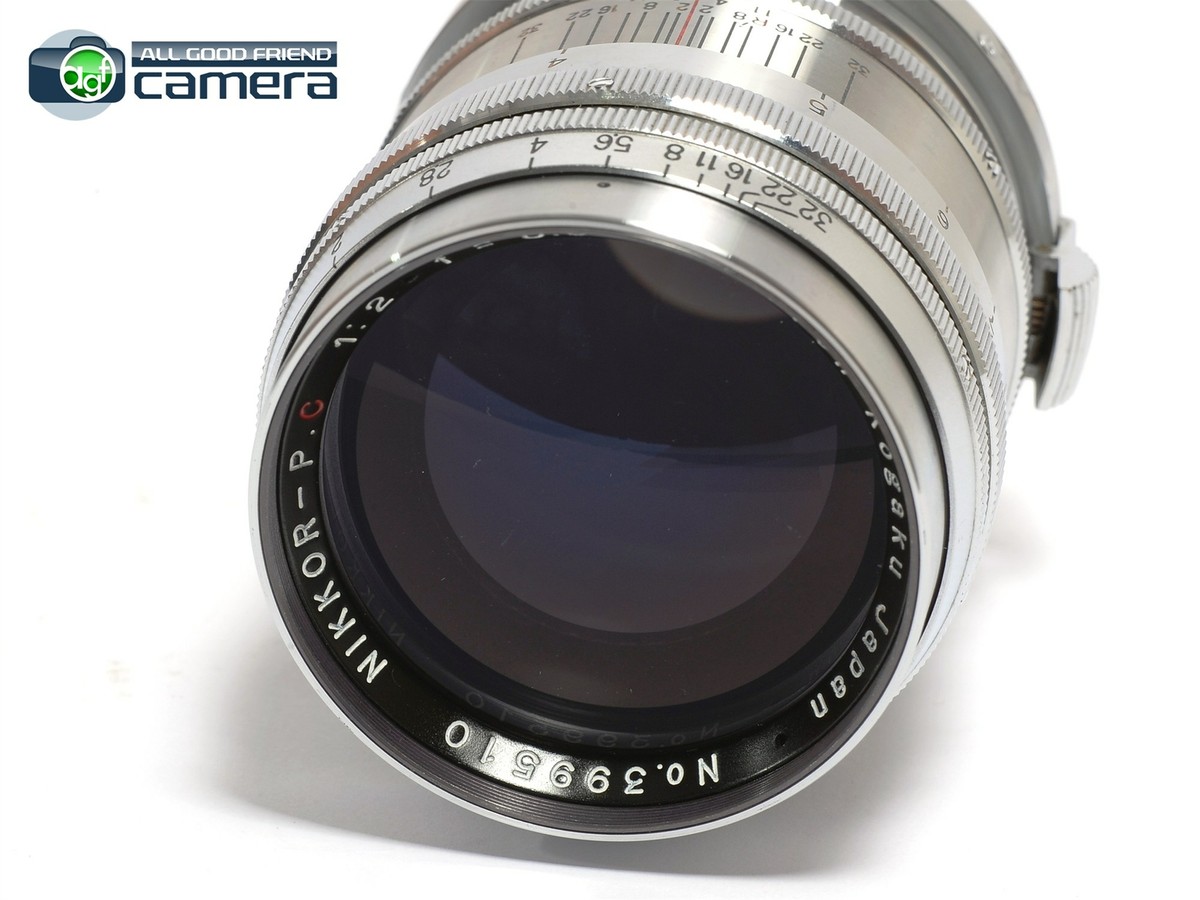 Nikon Nippon Kogaku Nikkor-P.C 8.5cm 85mm F/2 Lens for Contax RF