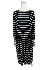 New White Home Black Market Size XL Black And White Dress 