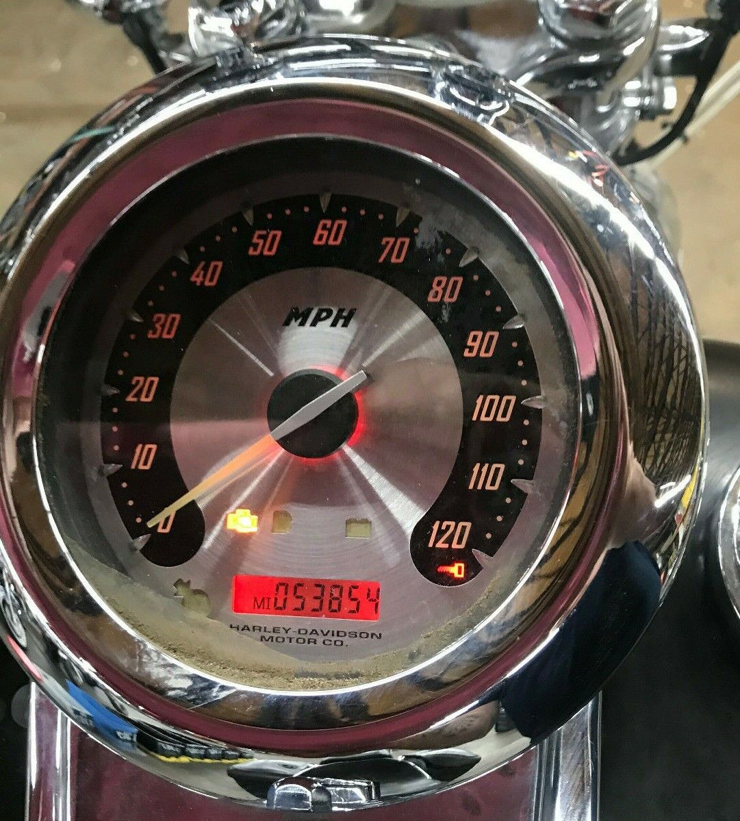 2005 Harley Softail CVO ALUMINUM FACE Speedometer Gauge 67474-04