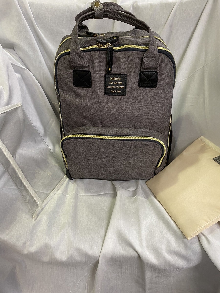 HaloVa Waterproof Multifunction Diaper Bag Travel Backpack stroller straps  ++ | eBay