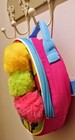 RARE DISNEY STITCH POMPOM ICE CREAM ROUND PURSE RET  LUNCHBOX CARRYALL  ADORABLE — photo 4