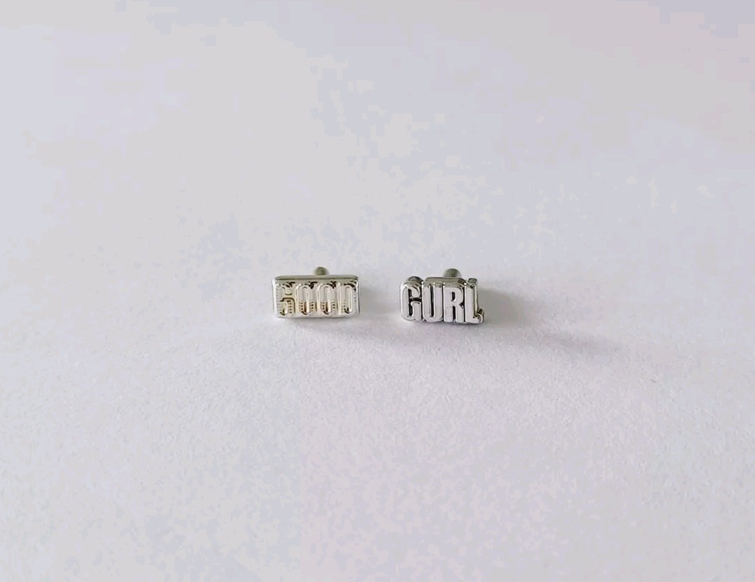 Lol Surprise Omg Doll Miss Celebrate Silver Tone GOOD GURL Ring Set