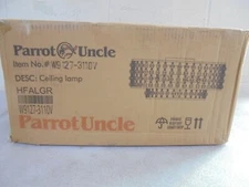 Flint Garden 15.75 in. 3-Light Boho Distressed White Wood Beaded Flush Mount