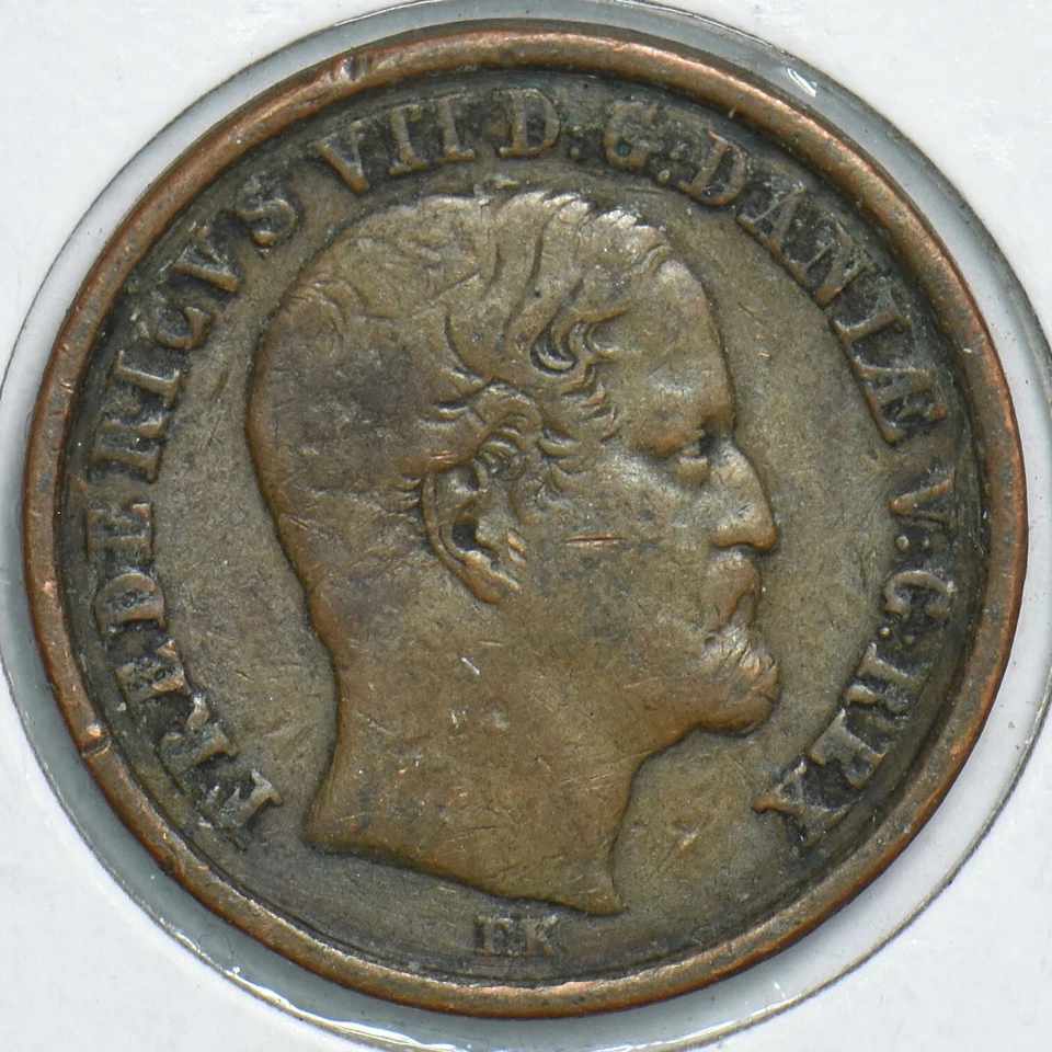 Denmark 1853 VS RigsbankSkilling 299047 combine shipping - Image 2 of 3