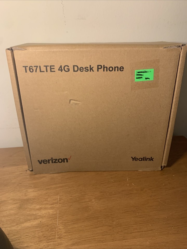 NEW Other Verizon Yealink T67LTE 4G Business Desk Phone Black in